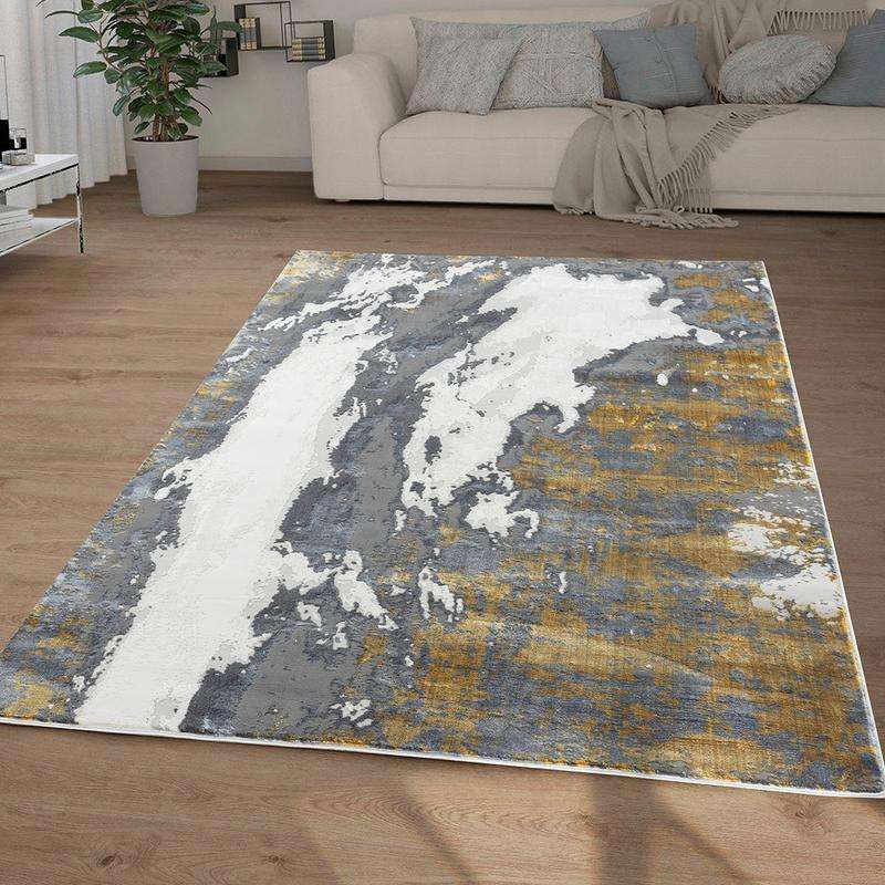 Elit Dark Cloud Grey Gold Rug