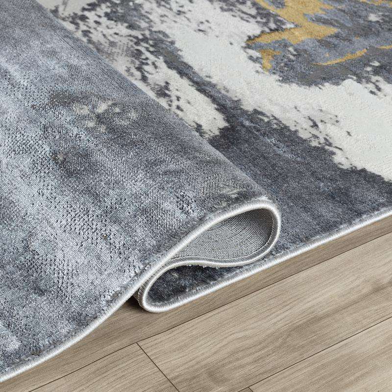 Elit Forest Grey Gold Rug