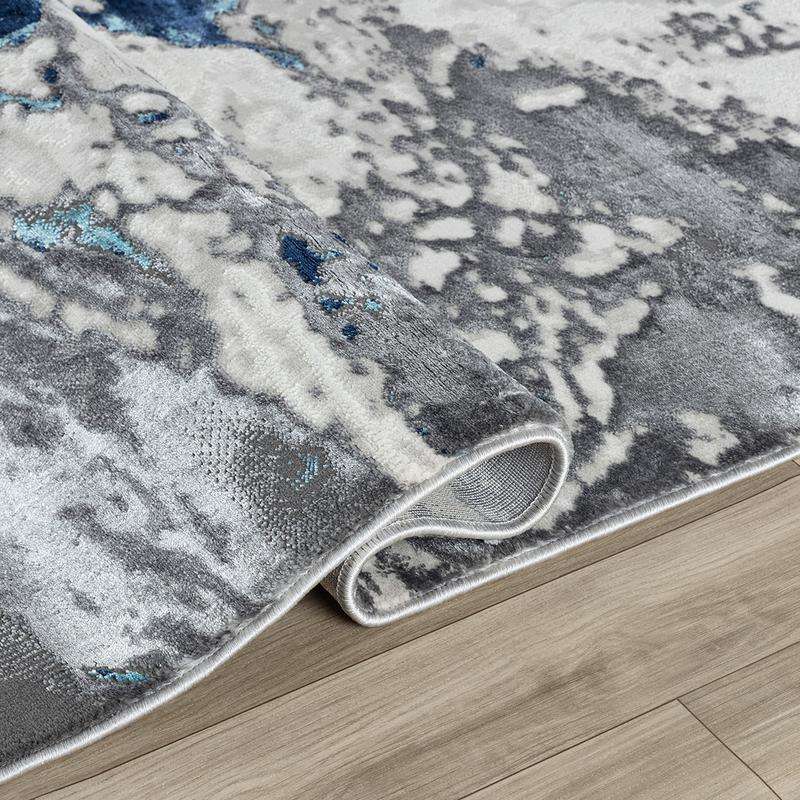 Elit Hole Grey Blue Rug