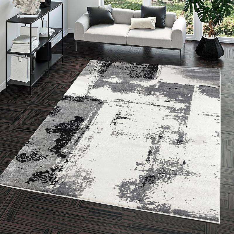 Elit Loch Grey Black Rug