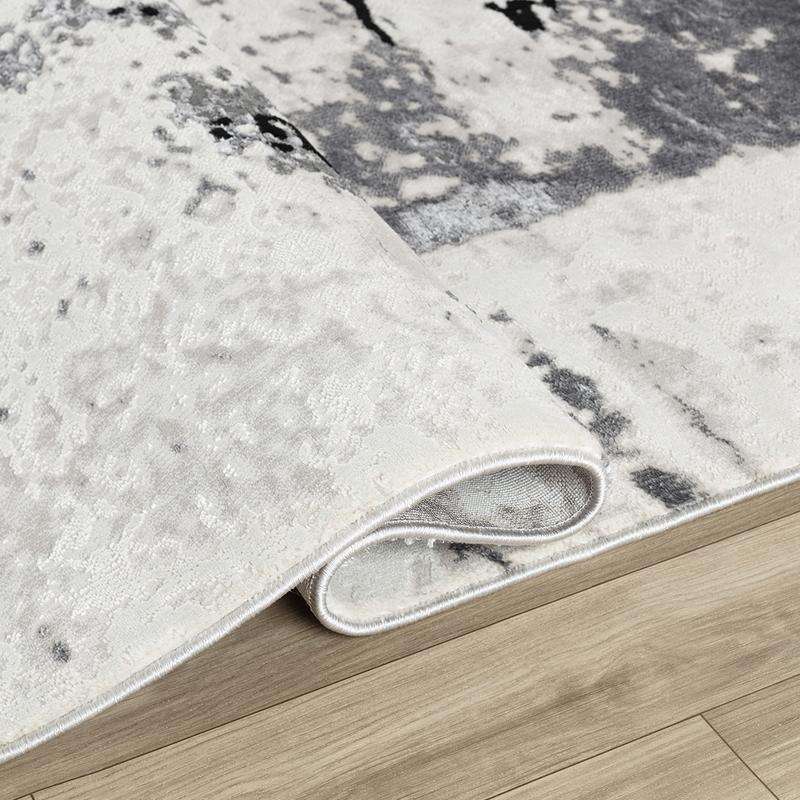 Elit Loch Grey Black Rug