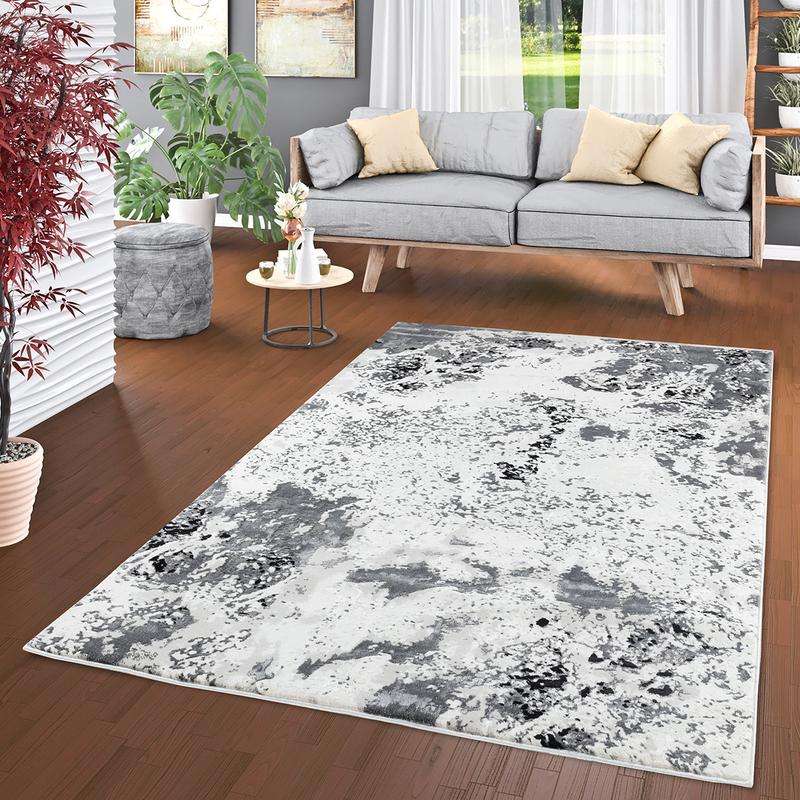 Elit Nature Grey Black Rug