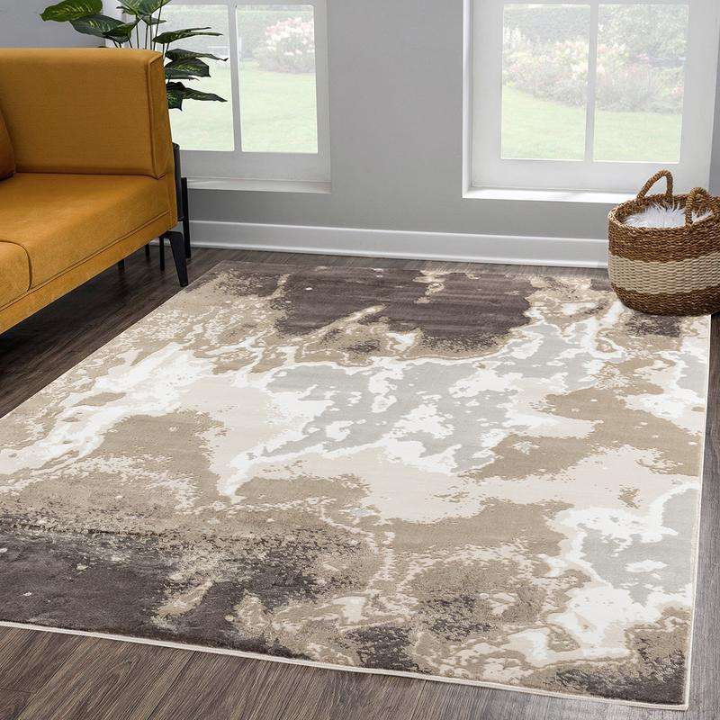 Elit Post Beige Brown Rug
