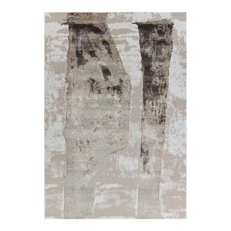 Elit Stripe Beige Brown Rug