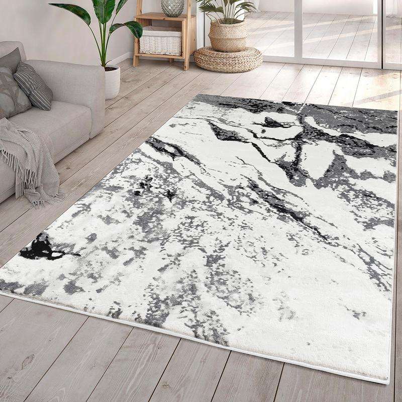 Elit Unique Grey Black Rug
