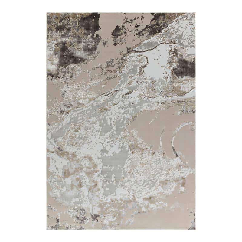 Elit PLAIN Beige Brown Rug