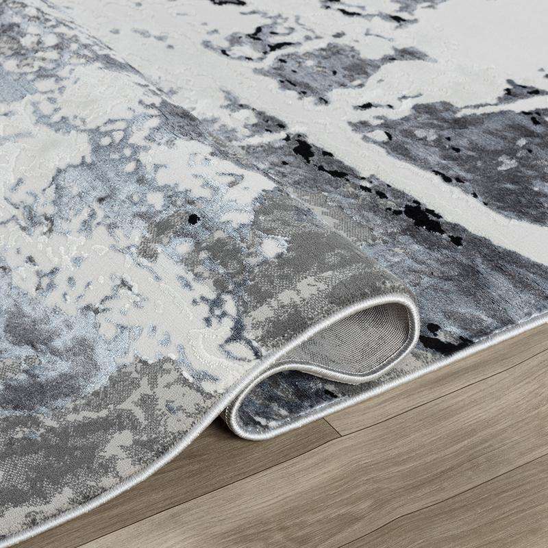 Elit Vibe Grey Black Rug