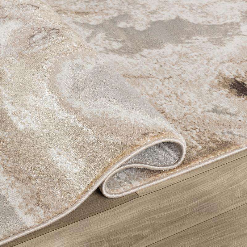 Elit Whisper Beige Brown Rug