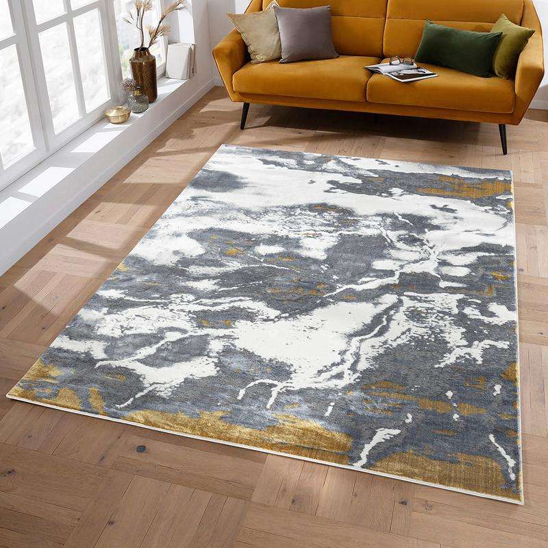 Elit Whisper Grey Gold Rug
