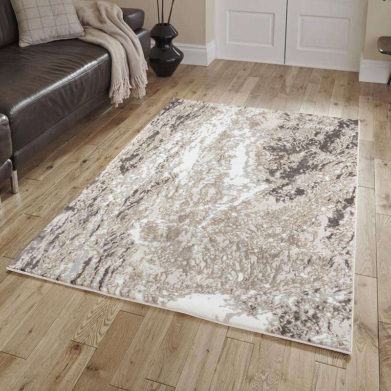Elit Wing Beige Brown Rug