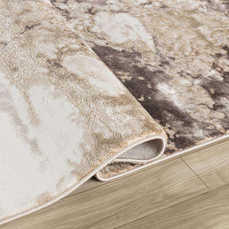 Elit Zenpine Beige Brown Rug