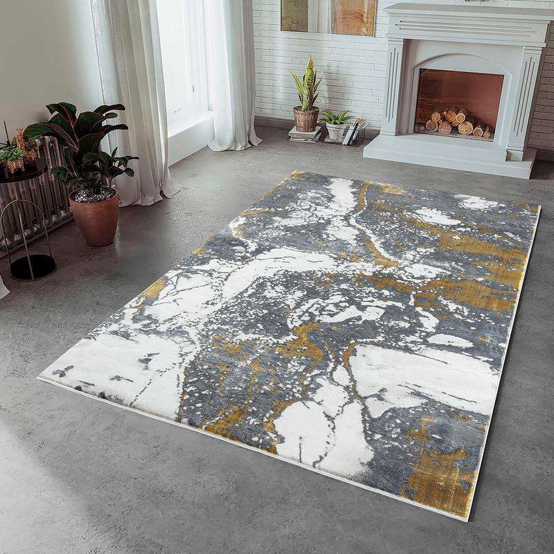 Elit Zenpine Grey Gold Rug