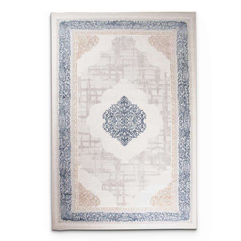Gold Blue Rug - C1500