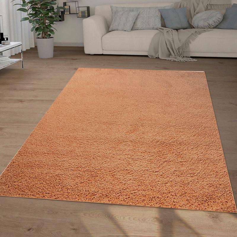 Halhal Salmon Shag Rug - 0063U