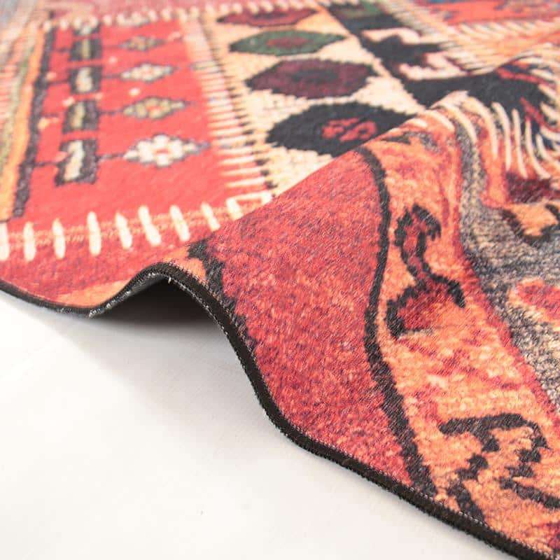 Kilim Black Red Rug