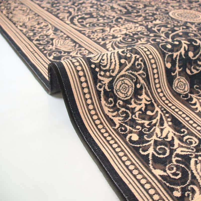 Kilim Cream Black Rug