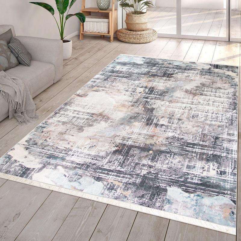 Kilim Grey Black Rug