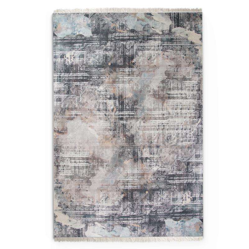 Kilim Grey Black Rug