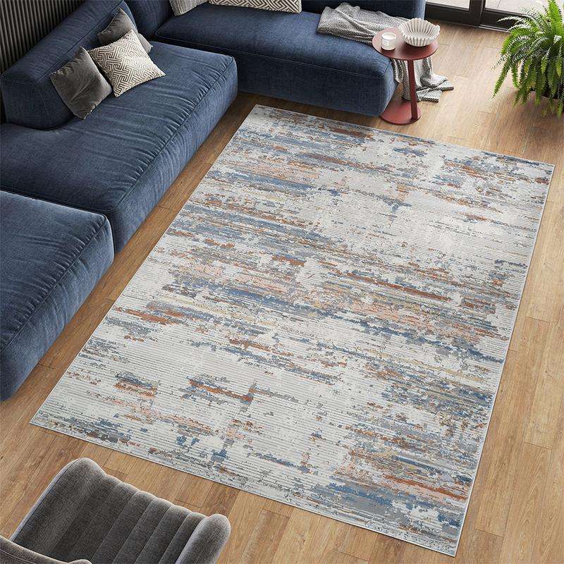 Rainbow Cream Grey Rug - 25030A
