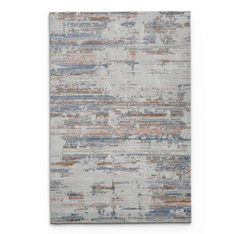 Rainbow Cream Grey Rug - 25030A