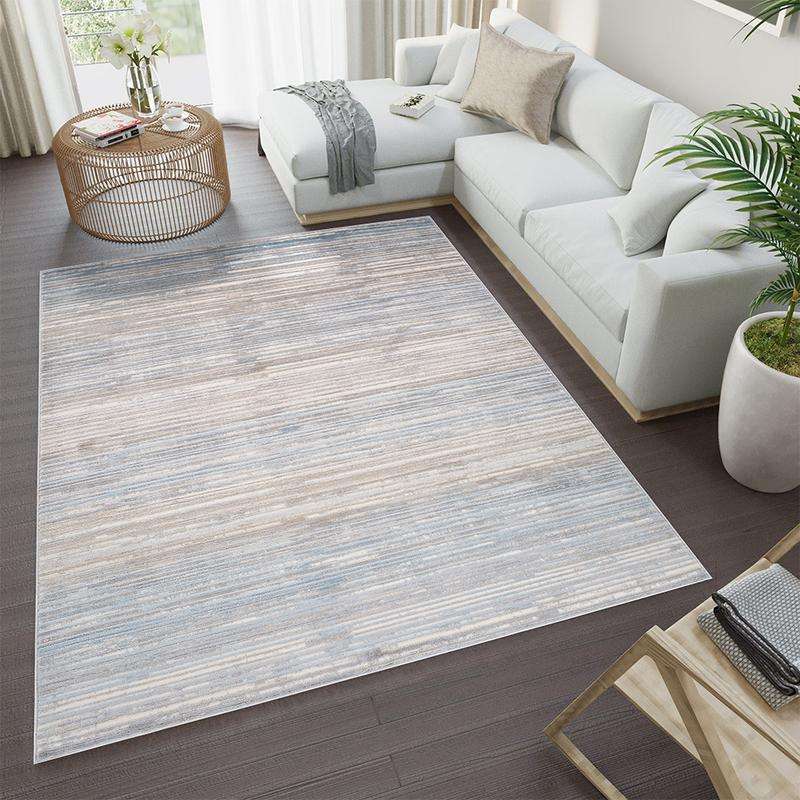 Rainbow Cream Grey Rug - 30123A