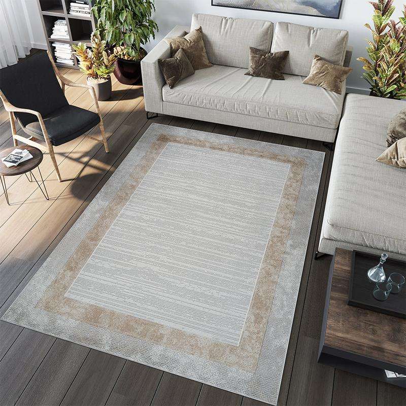 Rainbow Cream Grey Rug - 31753A
