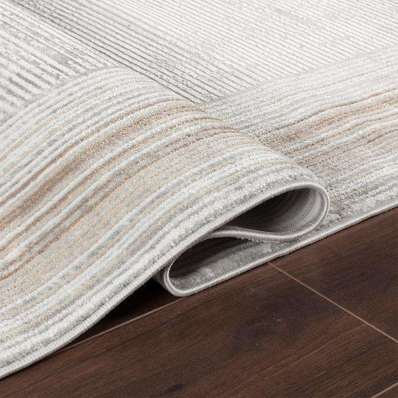 Amber Cream Light Grey Rug - 31366A