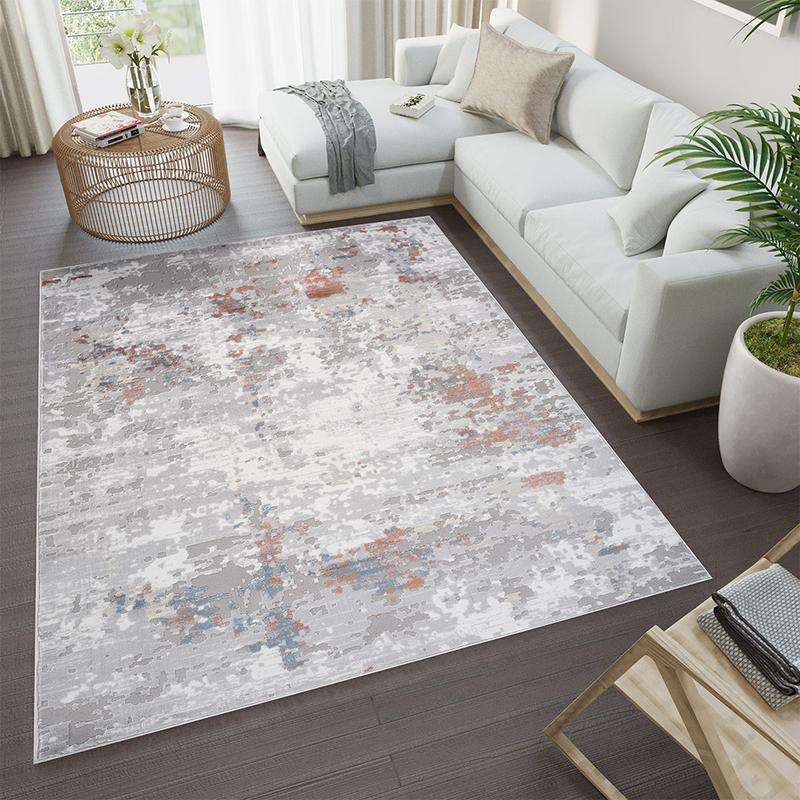 Rainbow Grey White Rug - 25921A