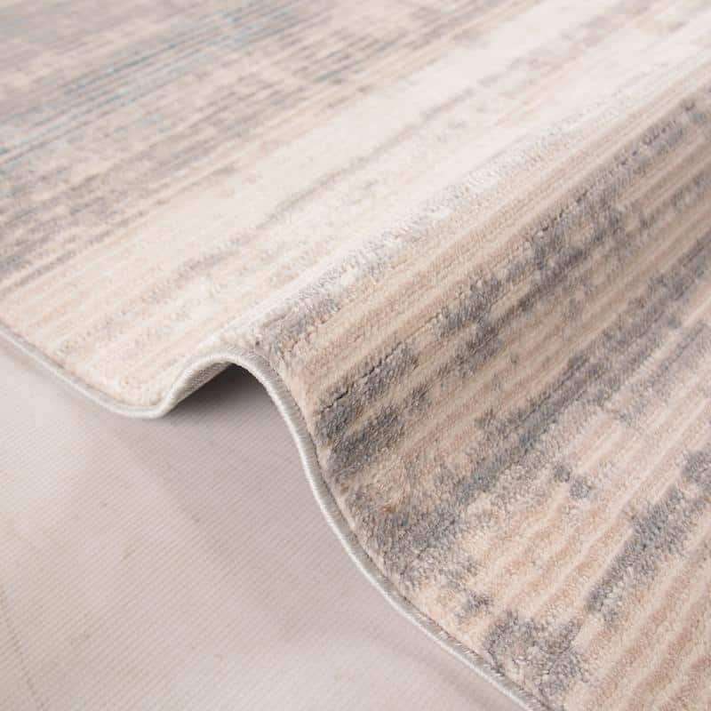 Rainbow Grey Trans Pattern Beige Rug