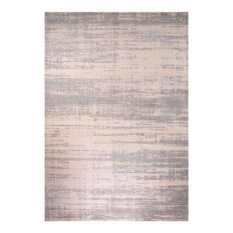 Rainbow Grey Trans Pattern Beige Rug