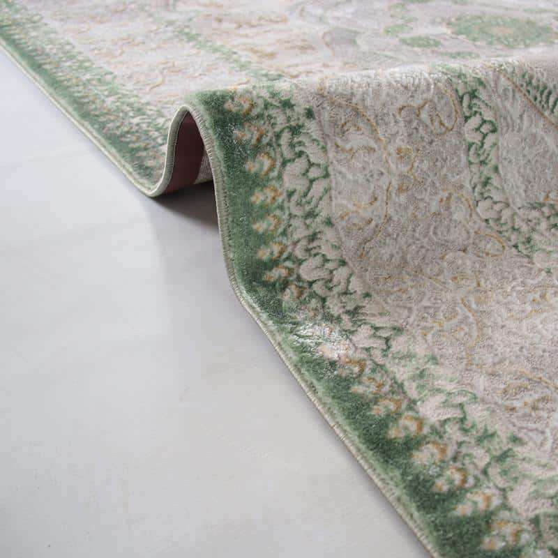 Star Cream Green Rug - LP438