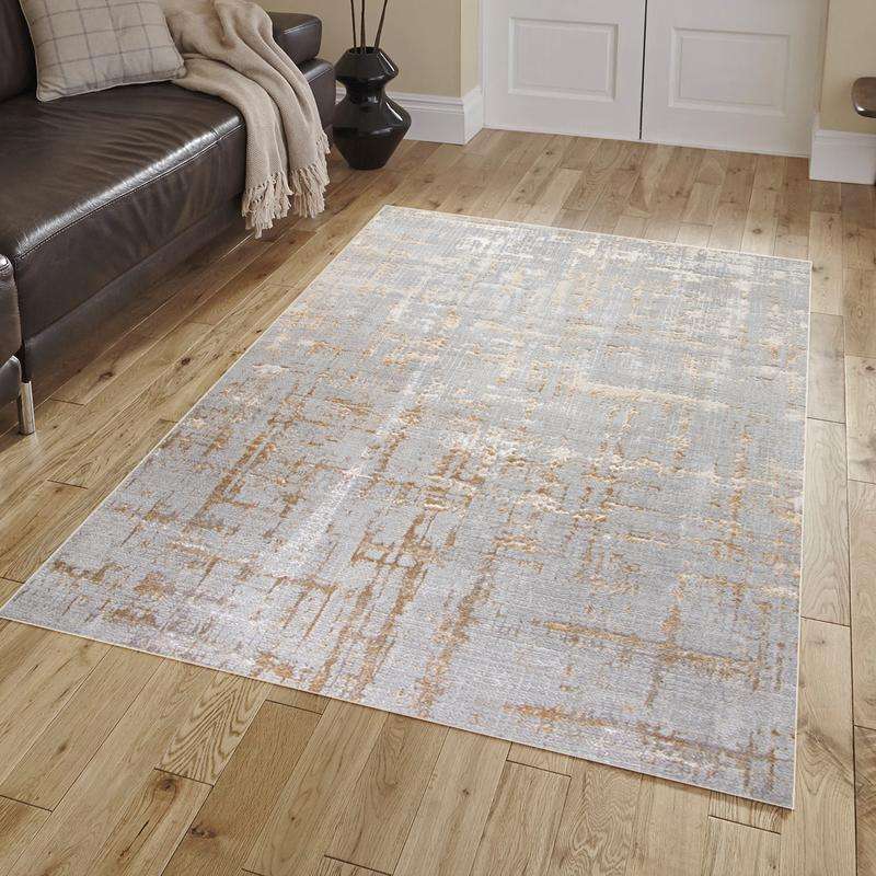 Star Grey Gold Rug - LP418