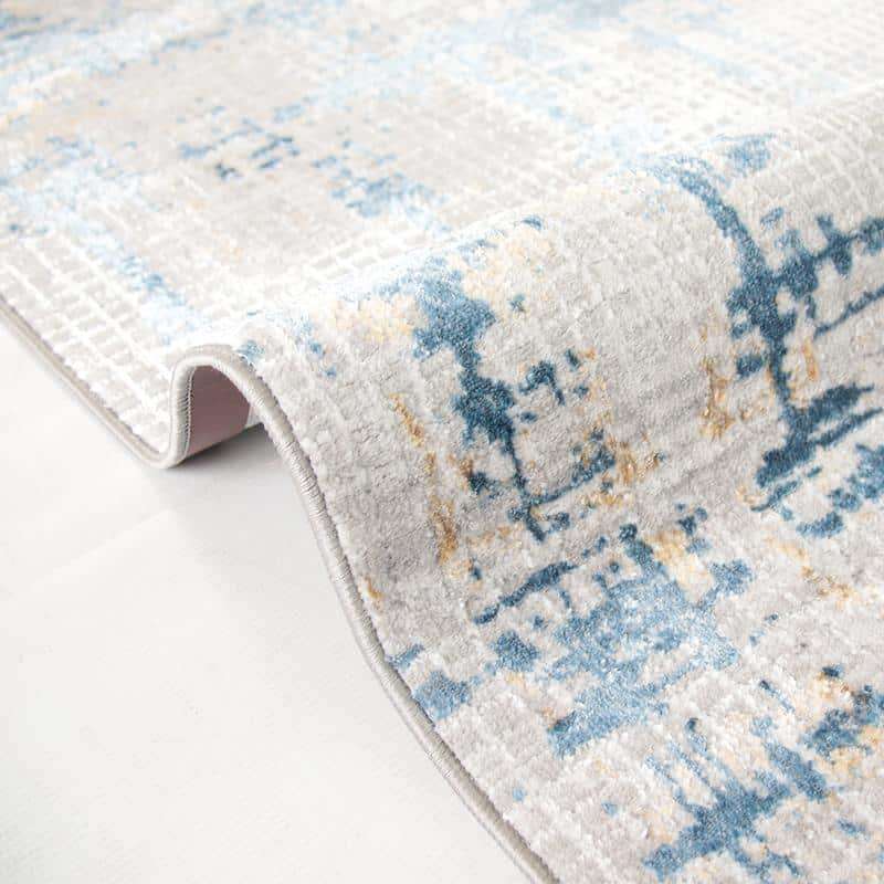 Star Grey Navy Rug - LP418