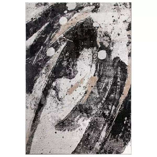 Diva Grey Brush Rug