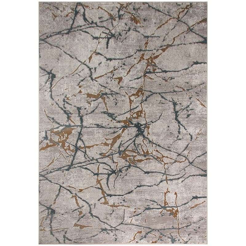 Star Modern Grey Crack Rug