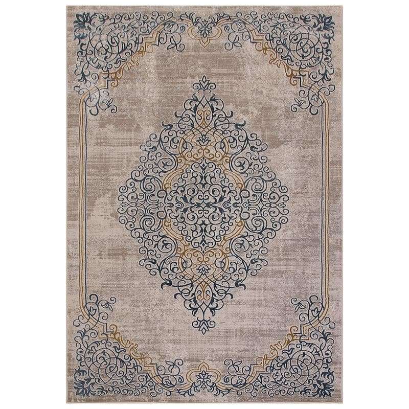 Star Modern Blue Palace Rug