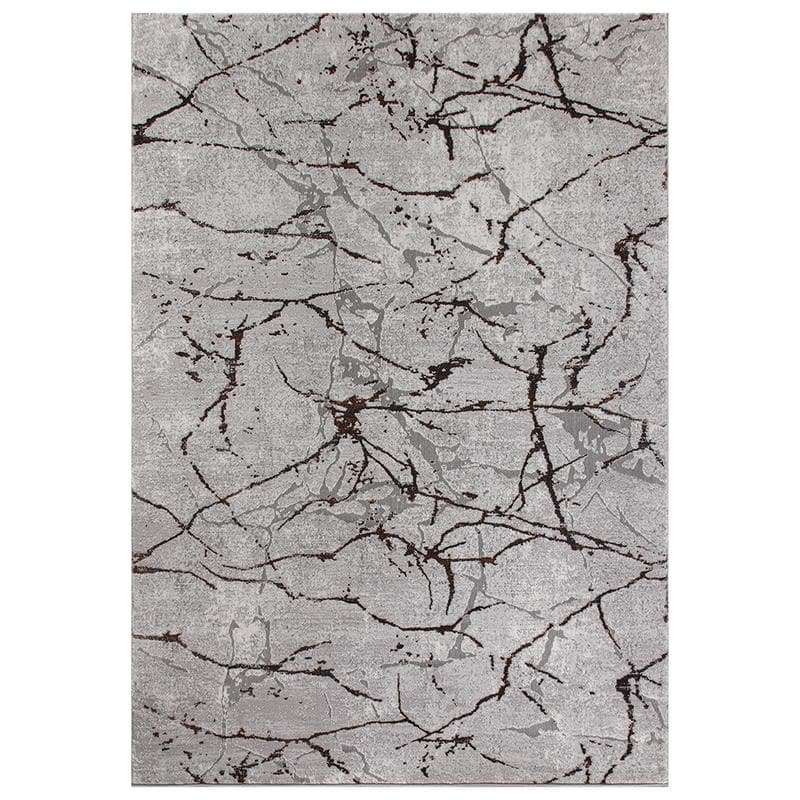 Star Modern Crack Grey Rug
