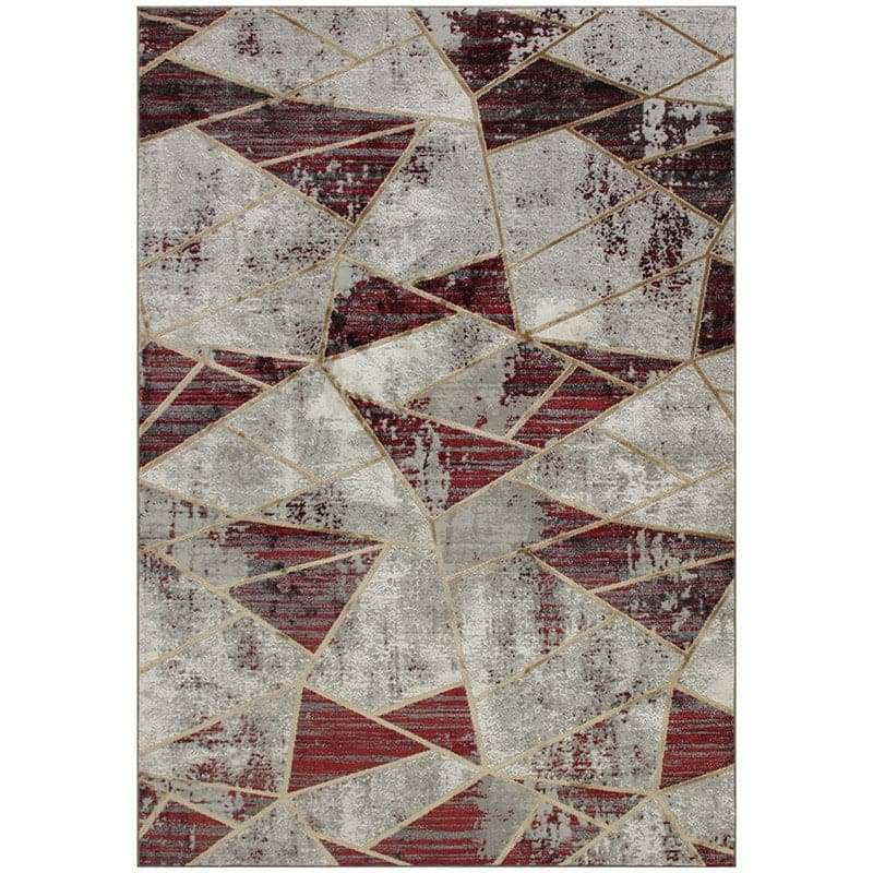 Star Modern Grey Triangle Rug