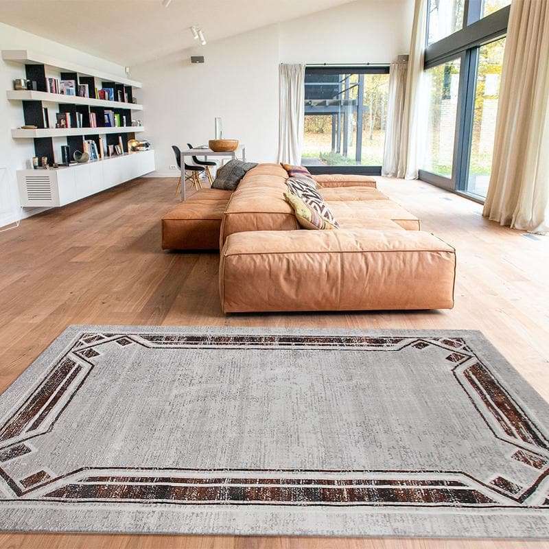 Star Modern Dot Brown Rug