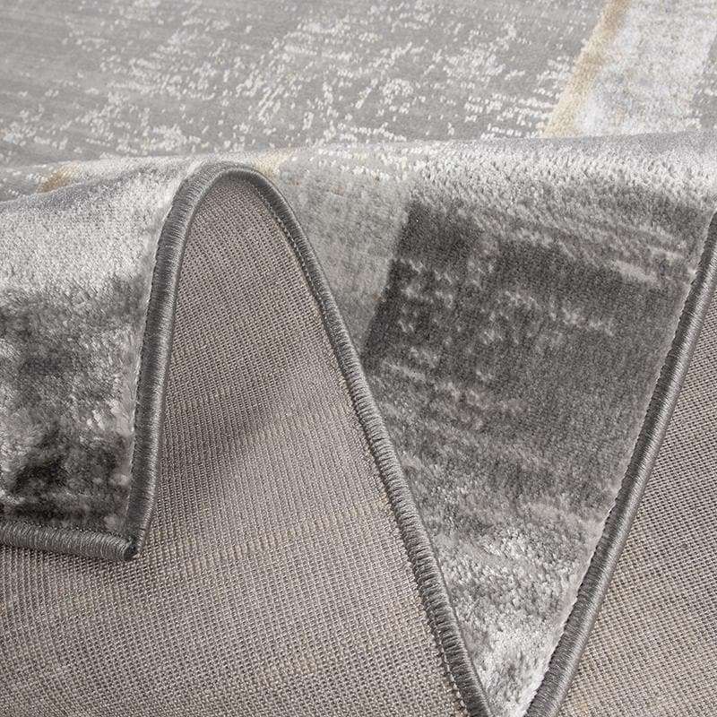 Star Modern Grey D Frame Rug