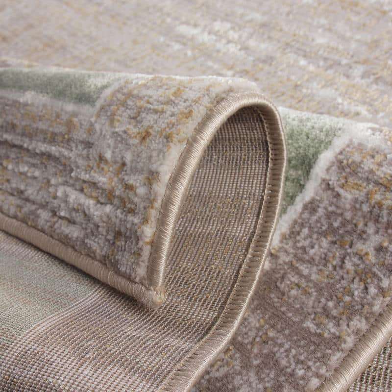 Star Modern Beige Frame Rug