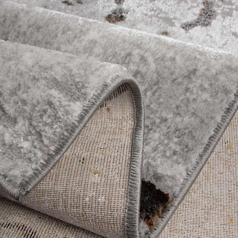 Star Modern Crack Grey Rug