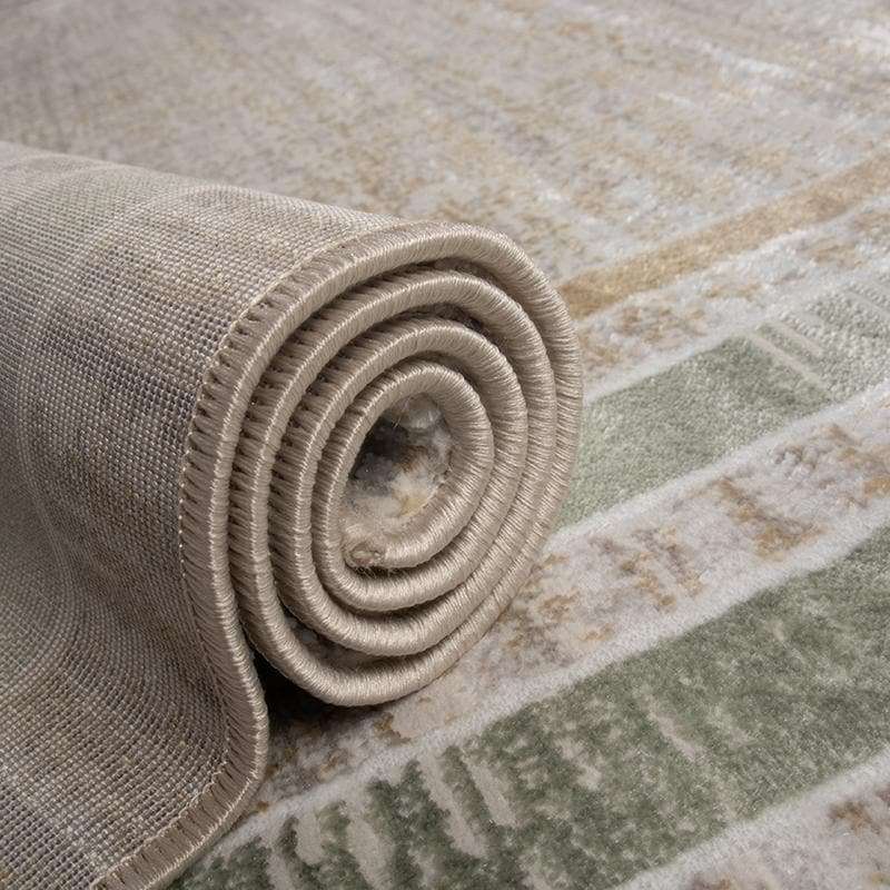 Star Modern Beige Frame Rug