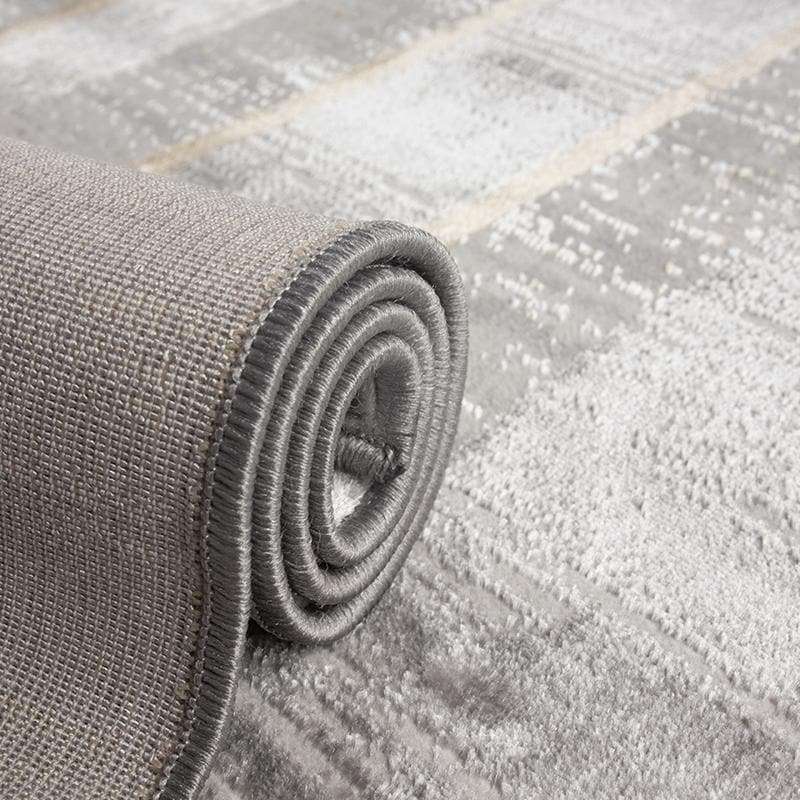 Star Modern Grey D Frame Rug