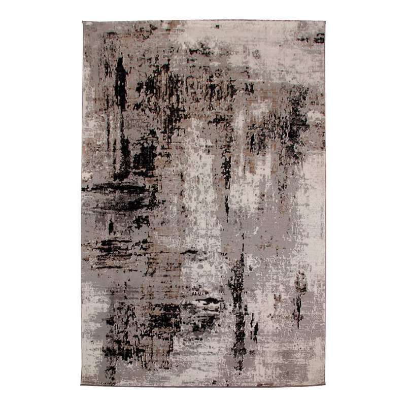 Diva Black Brush Rug