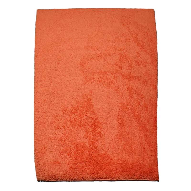 Halhal Polypropylene Shaggy Orange Rug 150x200