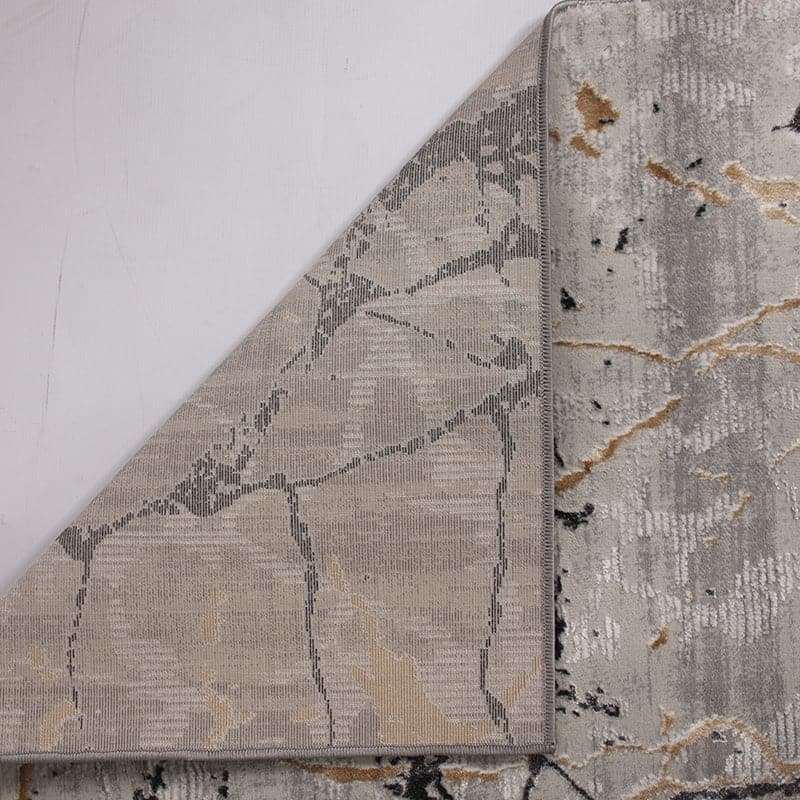 Star Modern Grey Soft Crack Rug
