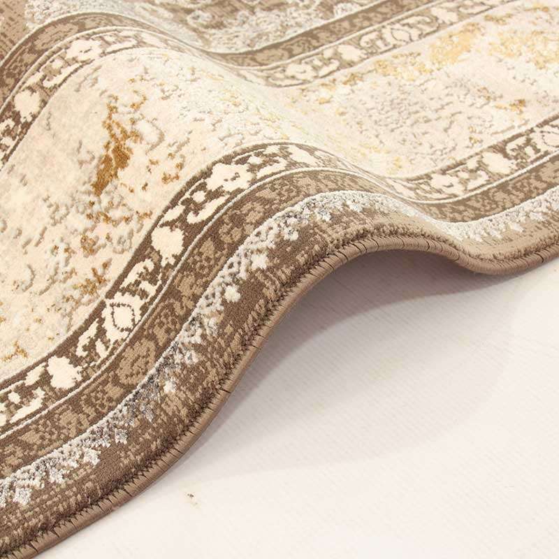 Tena Brown Frame Rug