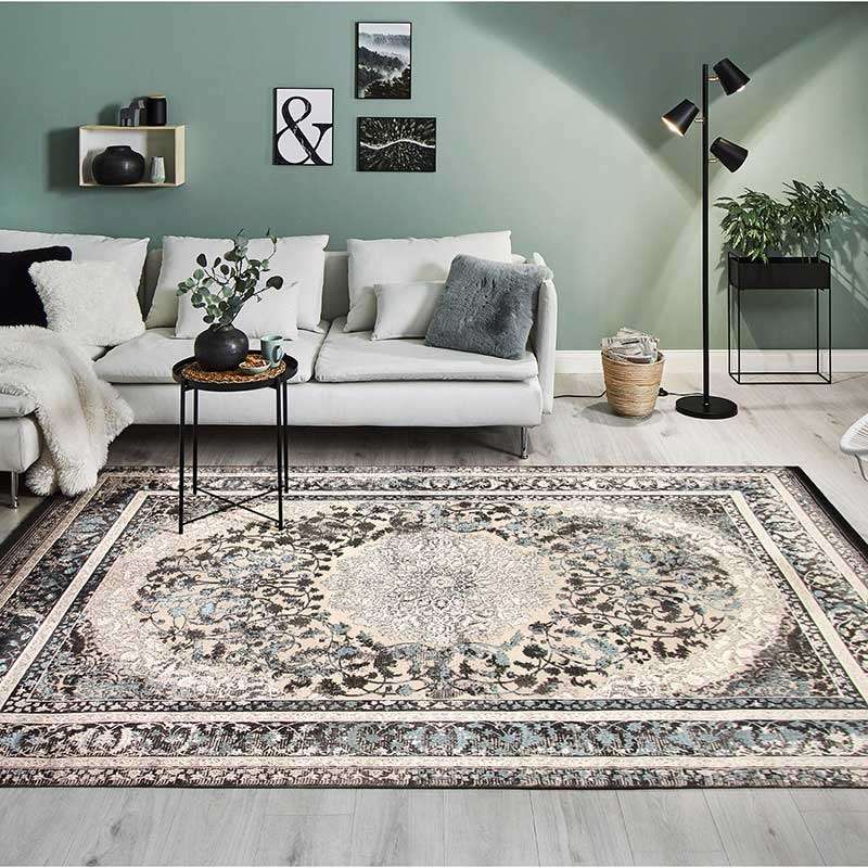 Tena Grey Frame Rug