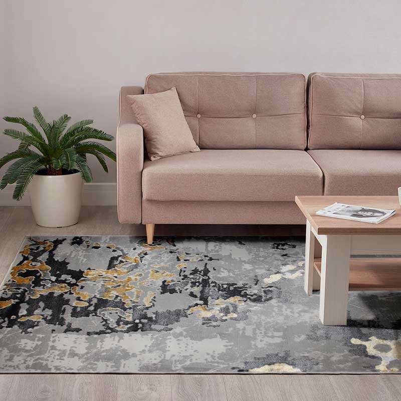 Alin Mirror Patterned Rug